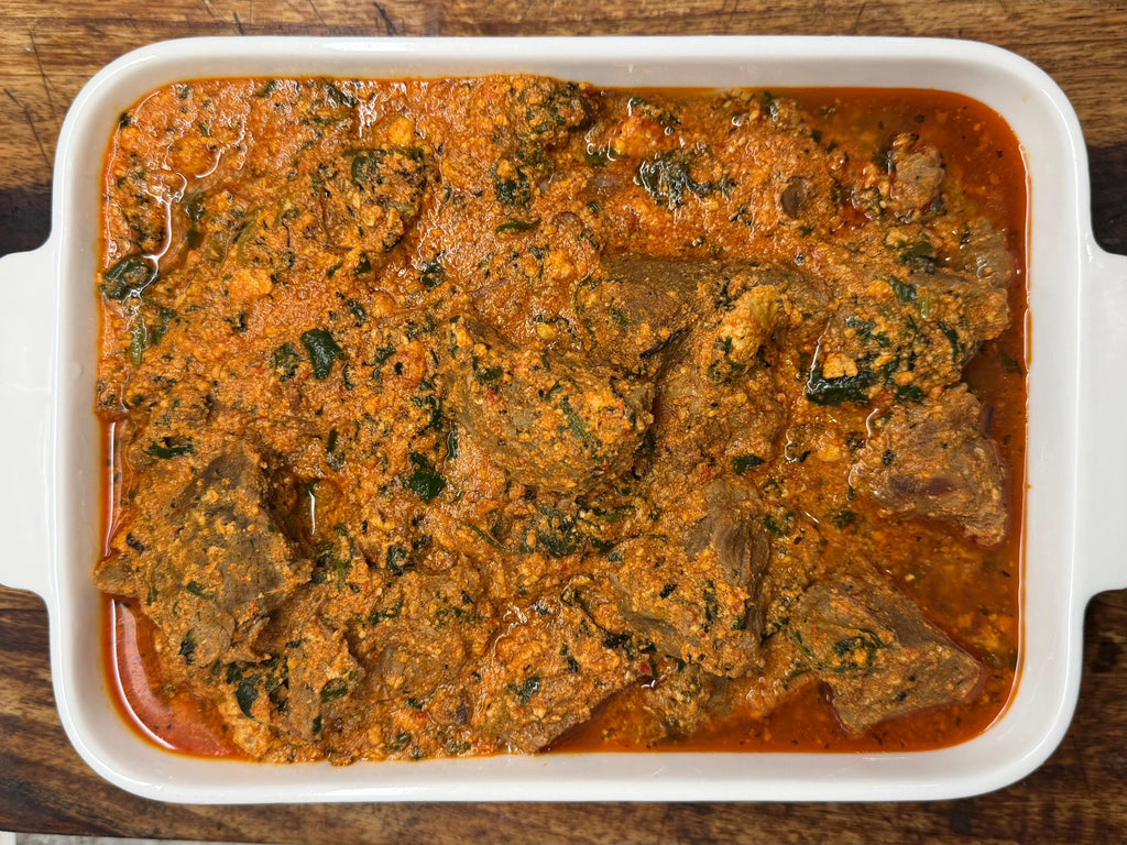 Egusi Soup with Beef