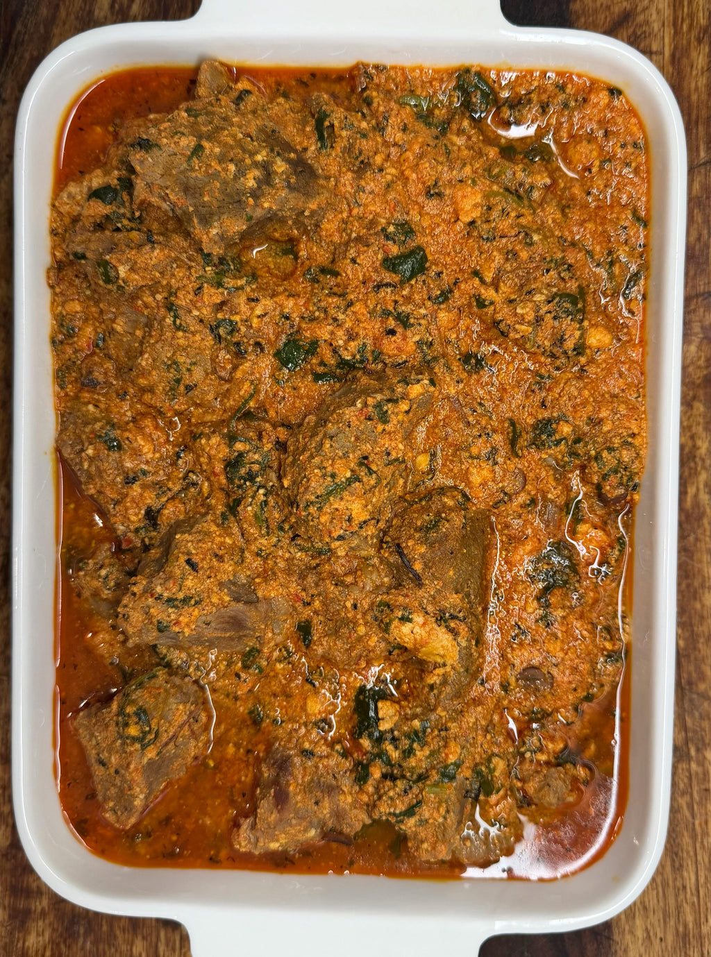 Egusi Soup with Beef